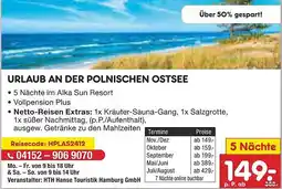 Netto Marken-Discount Urlaub an der polnischen ostsee Angebot