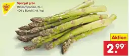 Netto Marken-Discount MARKT TAG Spargel grün Angebot