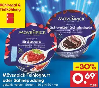 Netto Marken-Discount Mövenpick Feinjoghurt oder Sahnepudding Angebot
