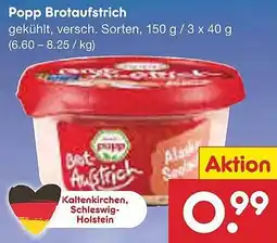 Netto Marken-Discount Popp Brotaufstrich Angebot