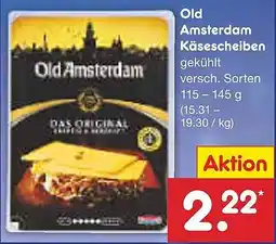 Netto Marken-Discount Old Amsterdam Käsescheiben Angebot