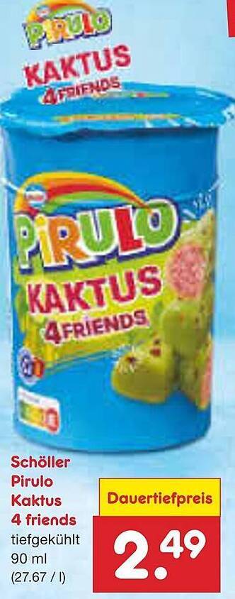 Schller Pirulo Kaktus 4 friends 90 ml Angebot bei Netto Marken-Discount