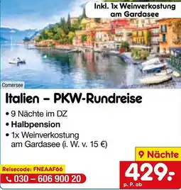 Netto Marken-Discount Italien - PKW-Rundreise Angebot