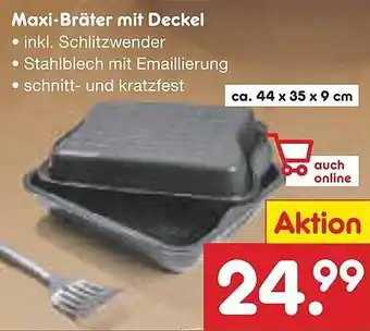 Netto Marken-Discount Maxi-Bräter mit Deckel Angebot