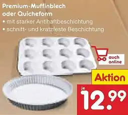 Netto Marken-Discount Premium-Muffinblech oder Quicheform Angebot