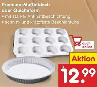 Netto Marken-Discount Premium-Muffinblech oder Quicheform Angebot