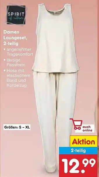 Netto Marken-Discount SPIRIT Damen Loungeset, 2-teilig Angebot