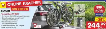Netto Marken-Discount EUFAB Fahrradträger POKER-F Angebot
