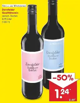 Netto Marken-Discount VILLA AM WEINER Dornfelder Qualitätswein Angebot