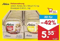 Netto Marken-Discount Attica Katzennahrung Angebot
