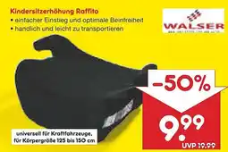 Netto Marken-Discount WALSER Kindersitzerhöhung Raffito Angebot