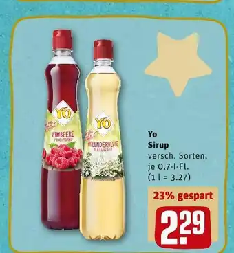 REWE Yo sirup Angebot