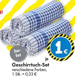 TEDi Geschirrtuch-Set Angebot