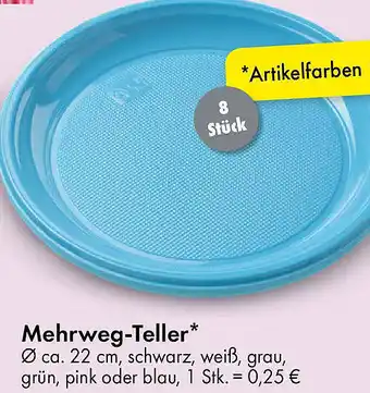 TEDi Mehrweg-Teller Angebot