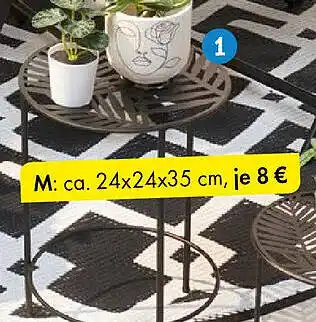 TEDi Blumentisch Angebot