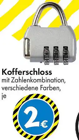 TEDi Kofferschloss Angebot