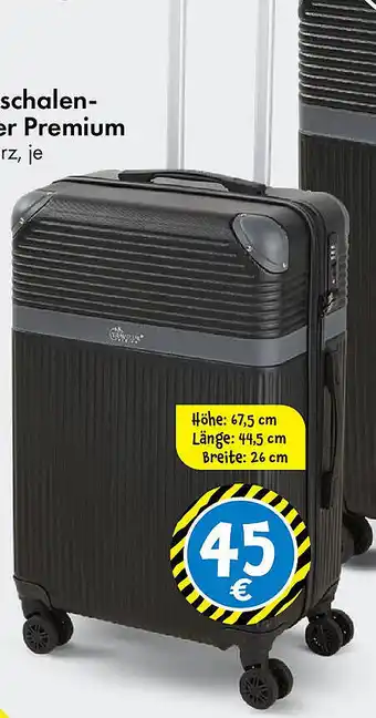 TEDi TRAVELUX Hartschalenkoffer Premium Angebot