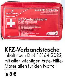 TEDi KFZ-Verbandtasche Angebot