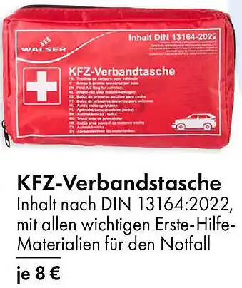 TEDi KFZ-Verbandtasche Angebot