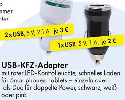 TEDi USB-KFZ-Adapter Angebot