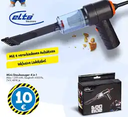 TEDi elta Mini-Staubsauger 4 in 1 Angebot