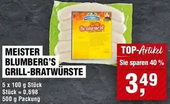 Handelshof Meister blumberg's grill-bratwürste Angebot