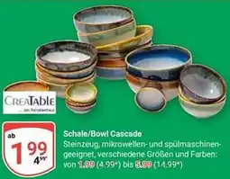 Globus CREATABLE Schale/Bowl Cascade Angebot