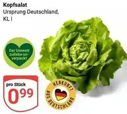 Globus Kopfsalat Angebot