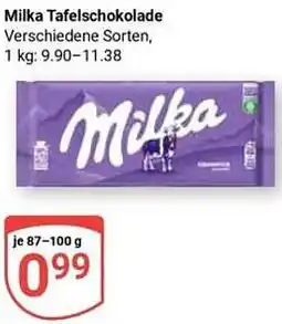 Globus Milka Tafelschokolade Angebot