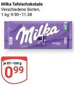 Globus Milka Tafelschokolade Angebot