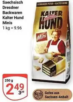 Globus Saechsisch Dresdner Backwaren Kalter Hund Minis Angebot
