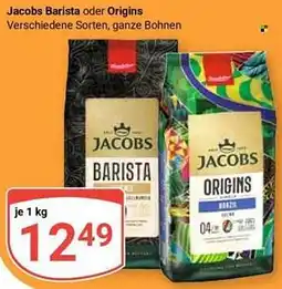 Globus Jacobs Barista oder Origins Angebot