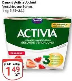 Globus Danone Activia Joghurt Angebot
