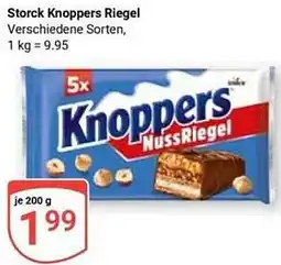 Globus Storck Knoppers Riegel Angebot