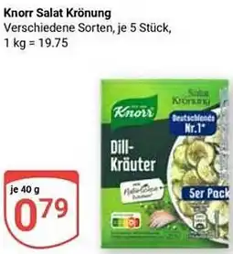 Globus Knorr Salat Krönung Angebot