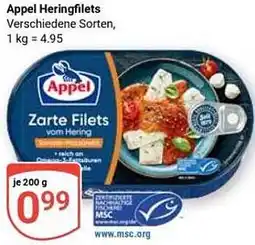 Globus Appel Heringfilets Angebot