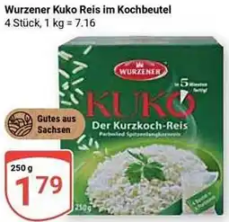 Globus Wurzener Kuko Reis im Kochbeutel Angebot