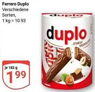 Globus Ferrero Duplo Angebot