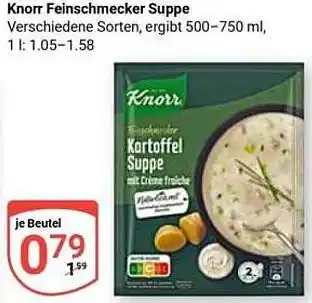 Globus Knorr Feinschmecker Suppe Angebot