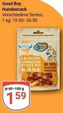 Globus Good Boy Hundesnack Angebot