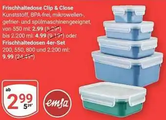 Globus Emsa Frischhaltedose Clip & Close Angebot
