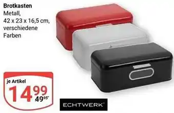 Globus Brotkasten Angebot