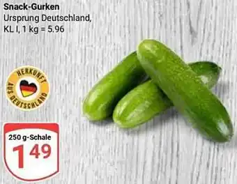Globus Snack-Gurken Angebot