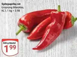 Globus Spitzpaprika rot Angebot