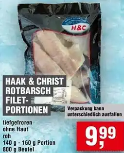 Handelshof Haak & christ rotbarsch filetportionen Angebot