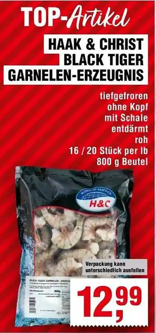 Handelshof Haak & christ black tiger garnelen-erzeugnis Angebot