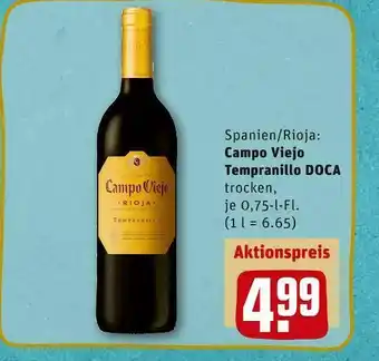 REWE Campo viejo rotwein Angebot