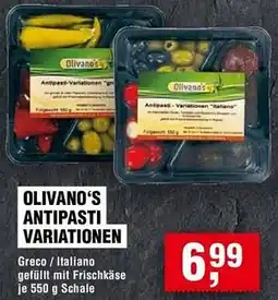 Handelshof Olivano's antipasti variationen Angebot