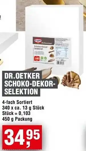 Handelshof Dr.oetker schoko-dekor selektion Angebot