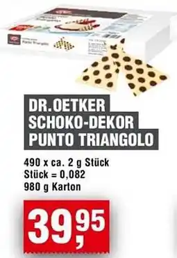 Handelshof Dr. oetker schoko-dekor punto triangolo Angebot